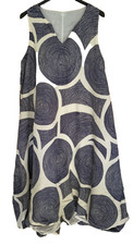 Italian Bubble Hem  Sleeveless Summer Dress Size 10/12