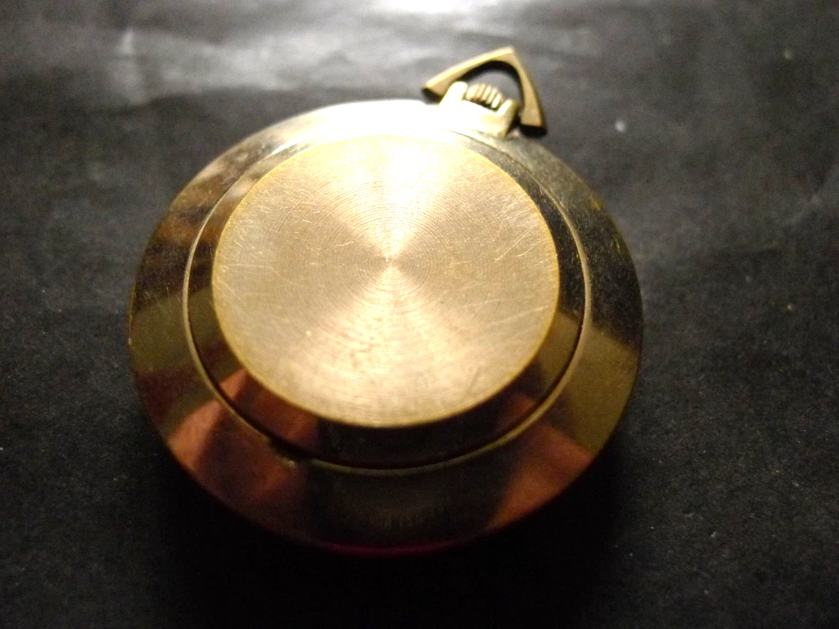 Reloj Bolsillo Sekonda 19 Joyas Esfera Blanca Delgado Dorado 40mm con Ventana de Fecha