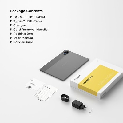 DOOGEE U12/U13 Android Tablet with Gemini AI Android 16 Tablet