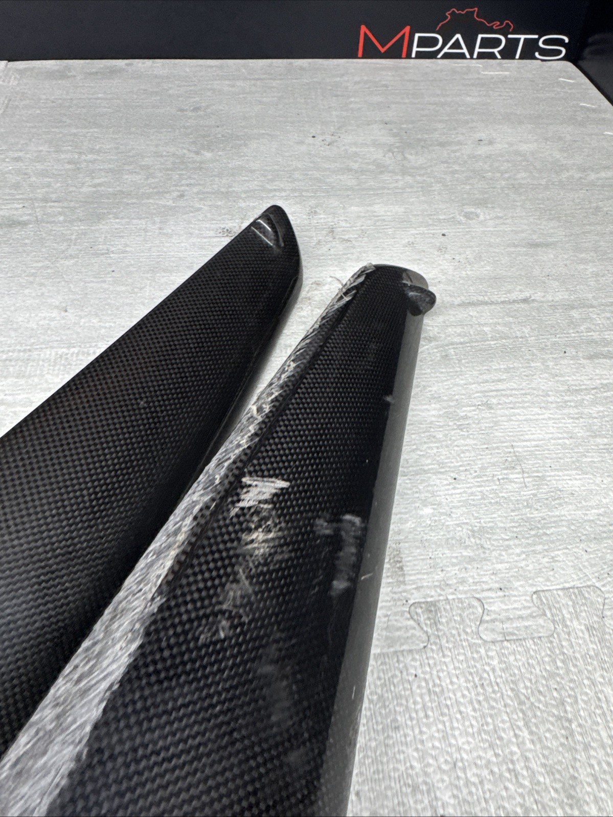 10-15 Ferrari 458 Italia Front Carbon Fiber Splitters *Damage