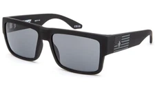 NEW Spy Cyrus Sunglasses-Soft Matte Black Flag-Happy Gray Green Black Spectra