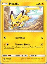 Pokemon TCG Pikachu 40/147 Burning Shadows LP on eBay