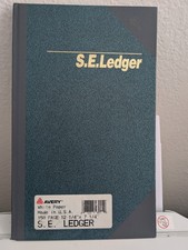 Avery SE Ledger Hardwood Record Book. 150 Pages 12.25"X7.25" UNUSED Vintage 