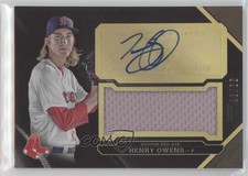 2016 Topps Triple Threads Unity Jumbo Relics /99 Henry Owens #UAJR-HOE Auto 1v1