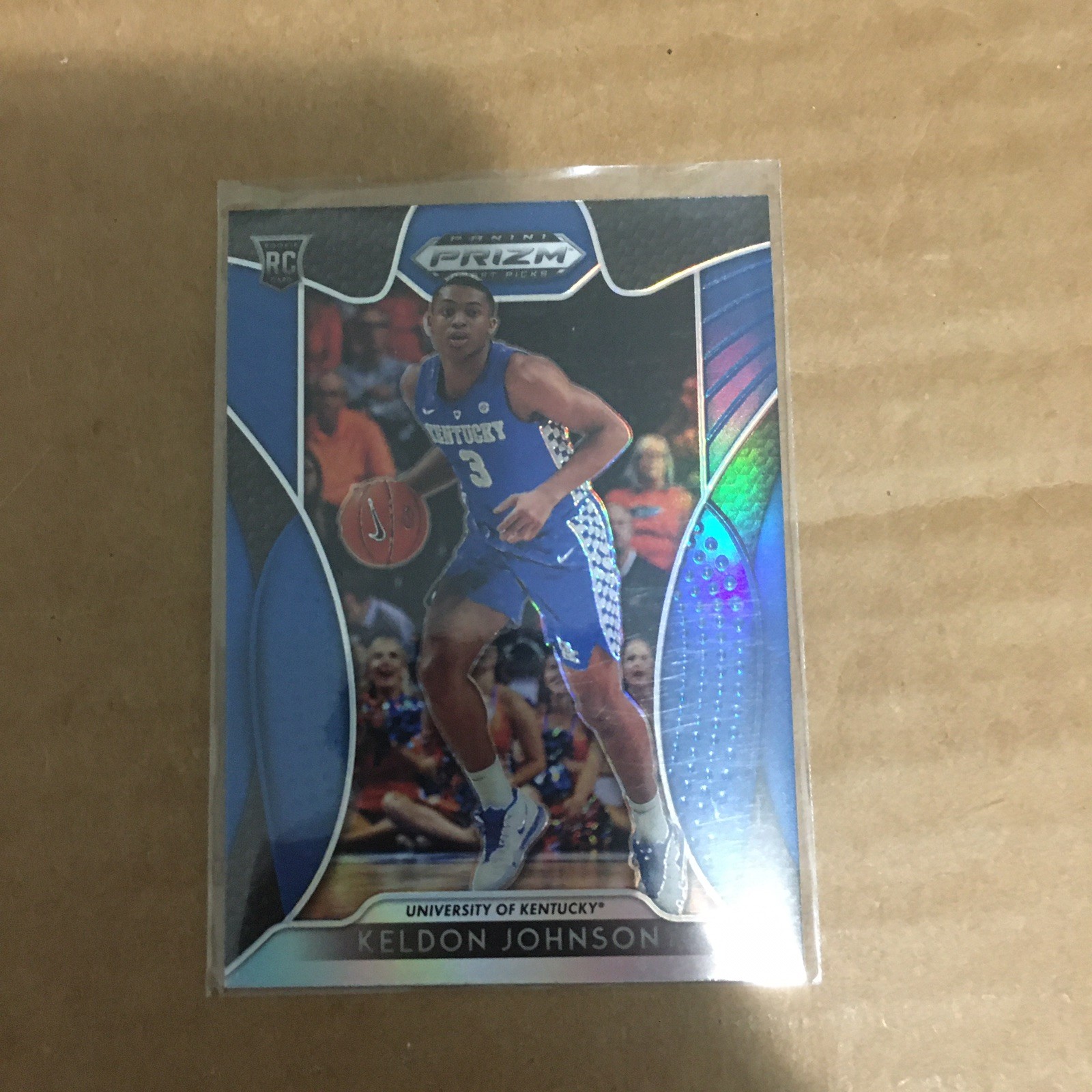 2019-20 Panini Prizm Draft Picks BLUE Prizm #29 Keldon Johnson RC