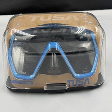 Tusa Freedom HD Maschera Immersioni Subacquee FreeDiving Snorkeling Coda di Pesce Blu M-1001-QB