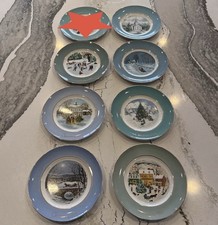 Avon Christmas Plate Collection 1973-1980 1st...
