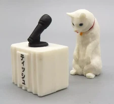 Trading Figure Cat 1 Animal Press Conference Collectible Toy Duty Paid or Reimbu