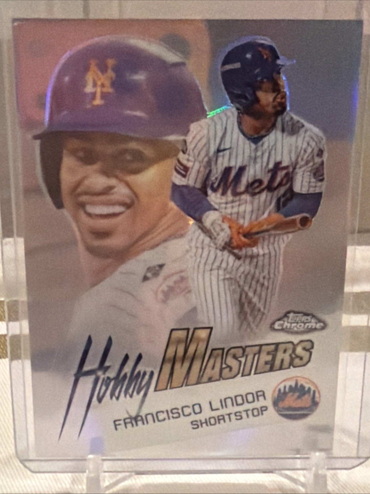 2025 Topps Chrome Francisco Lindor Hobby Masters #HM-6 SP Case Hit