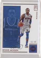 2018-19 Panini Encased Red 30/35 Reggie Jackson #17 0c6