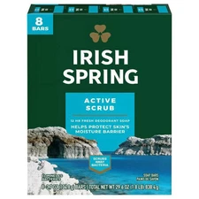 Irish Spring Active Scrub Bar Soap (8 Pack of bars)