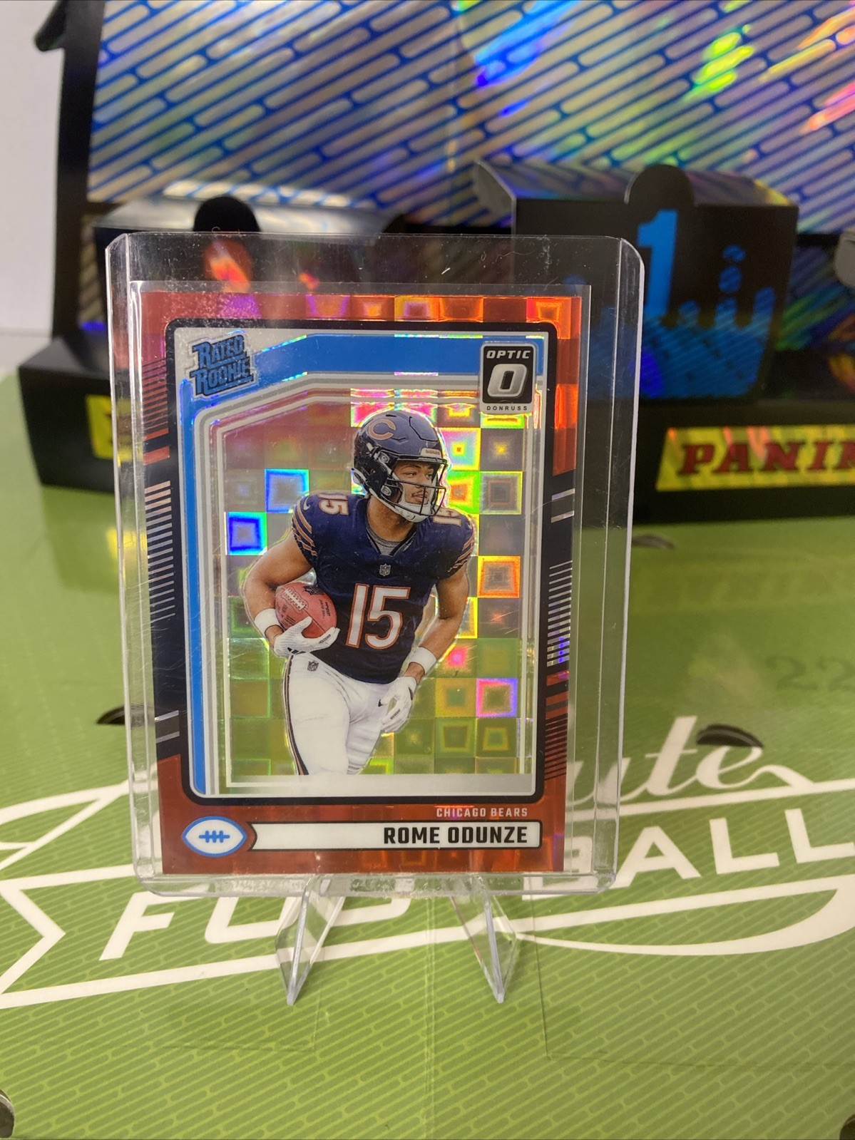 2024 Panini Donruss - RR Rome Odunze #309 Optic Preview Red Pandora Prizm (RC)