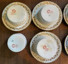 RARE!✴GORGEOUS RAMAKINS +liner DGA Limoges BURLEY Co. Chicago💛Gold Grape Leaves — photo 7