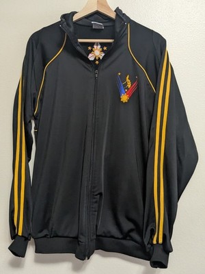 Dibuho Philippine Sportswear Athletic Track Jacket Philippine Sun Logo Size L 
