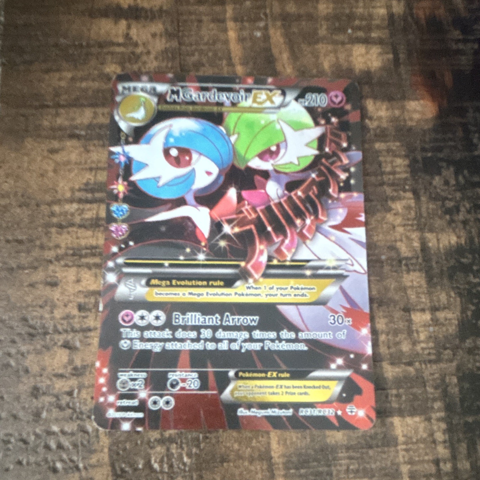 Pokemon Co. M Gardevoir EX Mega Full Art Holo Generations RC31-32 English 210HP