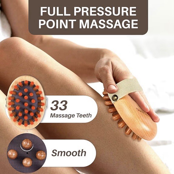 Wood Therapy Massage Tool for Sculpting, Cellulite Reduction, Lymphatic Drainage