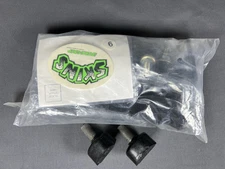 NOS Vintage Sure Grip Skins Roller Skate Plates Black Size 6 Quad Hyde Snyder