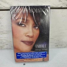 Whitney Houston Exhale Single 1995 Cassette Tape Arista Records 2 Songs Vintage