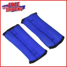 WORKOUT ANKLE WRIST WEIGHTS Adjustable Fitness Exercise Gym Training 2 Lb Pair