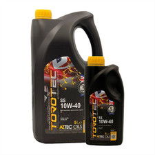 10w40 Semi Synthetic Engine Oil Aztec SS ACEA A3/B4 API SN/CF VW 502/505 6L 4.17 per litre