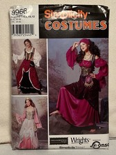 Simplicity pattern 9966 Costume Steampunk/gyspy/Medieval size 6-12 New/uncut
