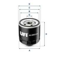 UFI ÖLfilter 23.282.00 FüR Seat Skoda VW