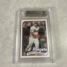 2024 Topps Update 1989 Topps Baseball Wyatt Langford #89US-36 Beckett Mint 9 