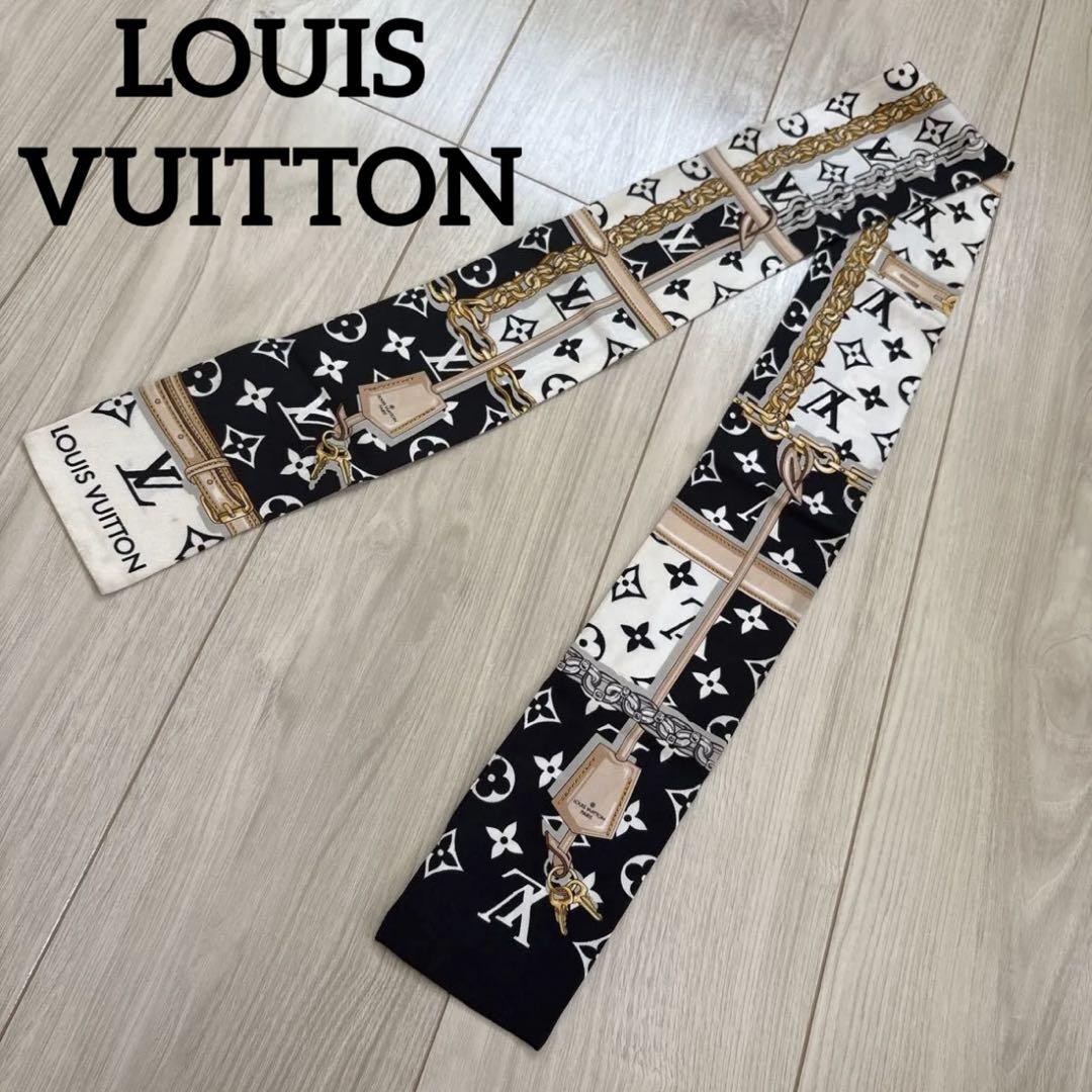 Louis Vuitton Monogram Silk Bando Scarf