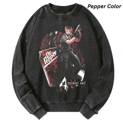The Dr. Pepper Resident Evil tshirt, Leon Kennedy tshirt, Video Game Character