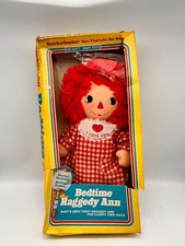 Vintage Knickerbocker Raggedy Ann So Soft Baby Bedtime Plush in Original Box