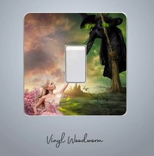 Wicked Light Switch Surround Sticker DECAL KIDS BOYS GIRLS BEDROOM Universal Oz