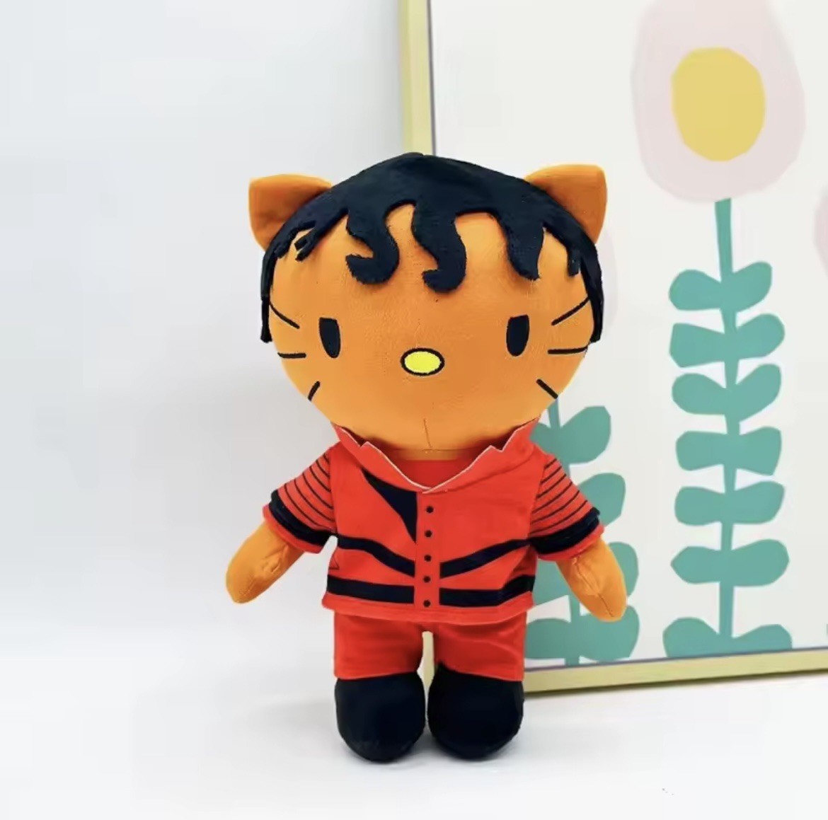 Hello Kitty As MICHAEL JACKSON Plush Cute Doll Stuffed MJ Figure Plush Toy 26cm