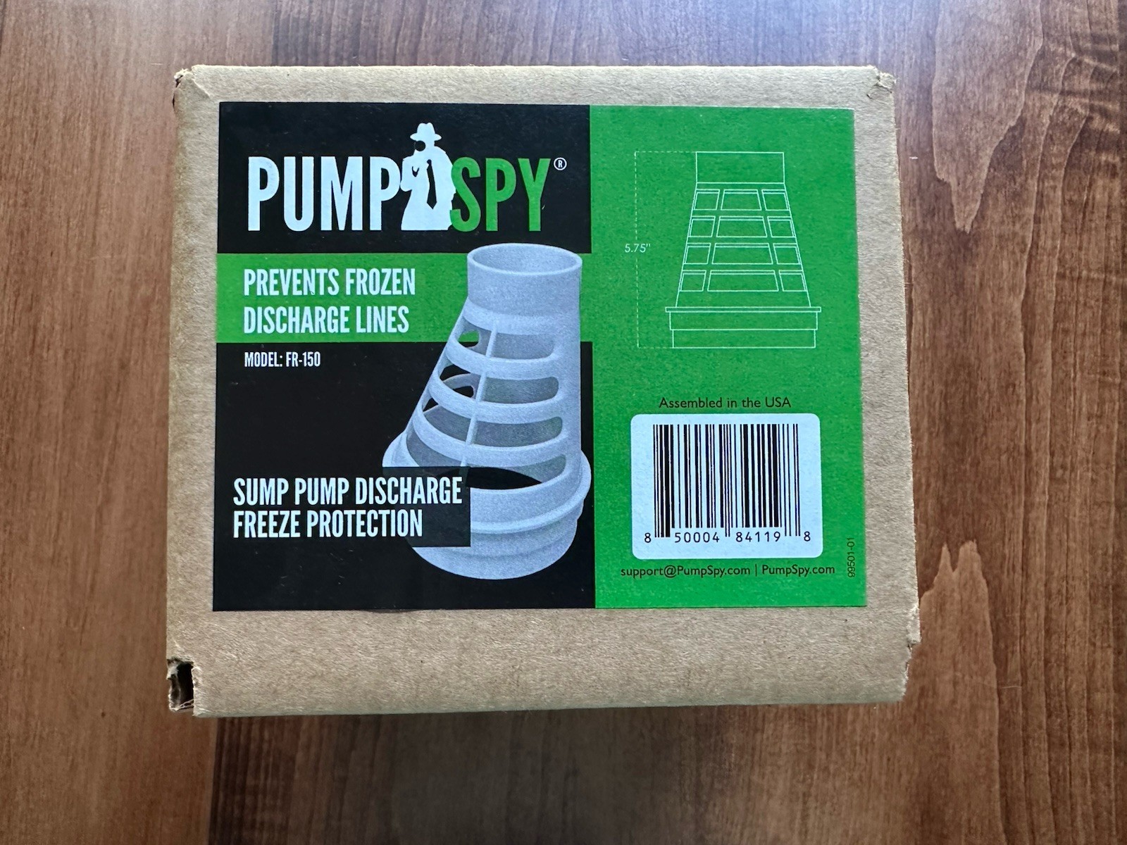 Sump Pump Discharge Freeze Protection FR-150 Freeze Guard by PumpSpy