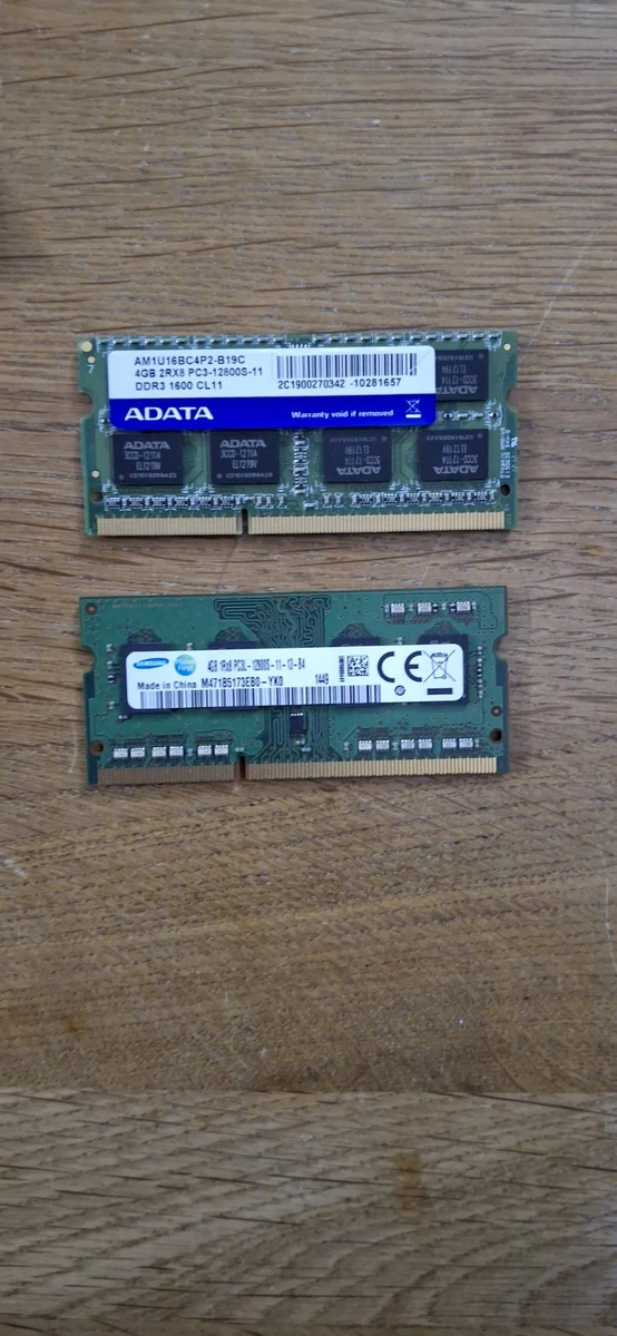 Mémoire RAM DDR3L 4GB Pour Toshiba Satellite L875 - Testée, Occasion En Excellent état