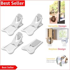 Multi-Functional Child Safety Locks for Sliding Doors and Windows - 4-Pack