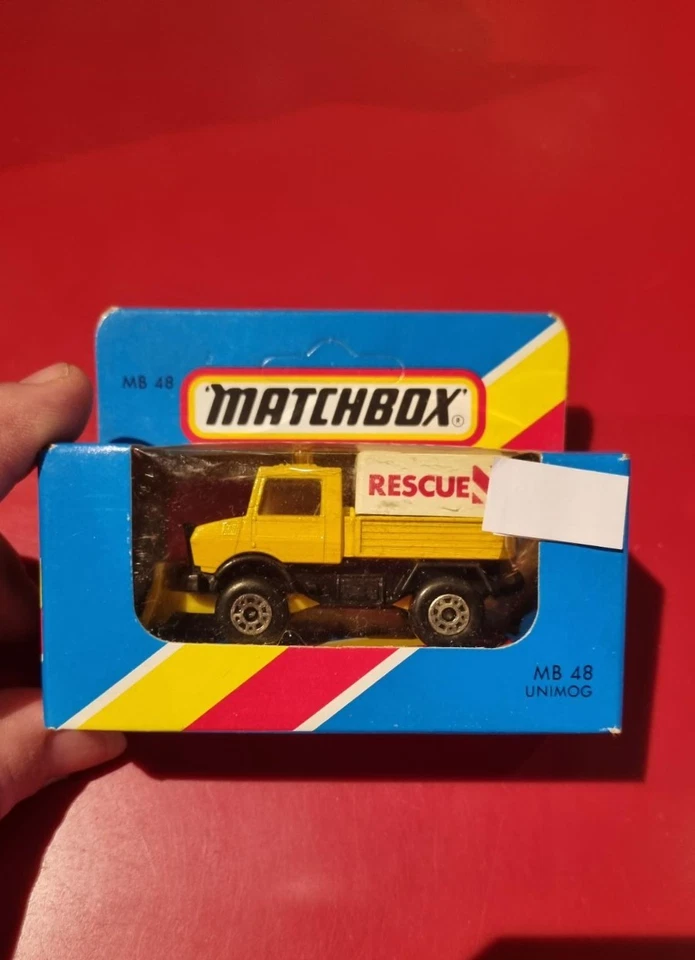 Camión de rescate Matchbox MB 48 Unimog coche fundido a presión - De colección Foto 2 de 3