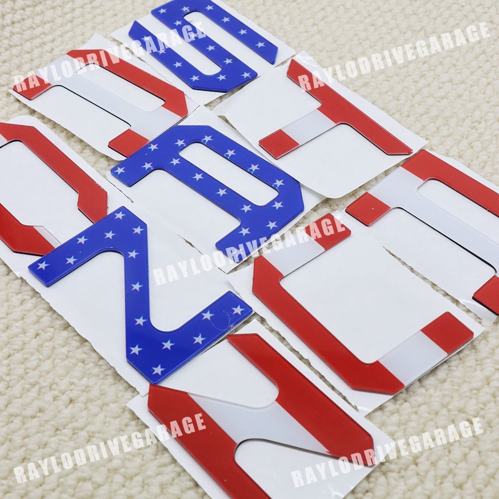 Tailgate Insert Letters 2022-2025 For Santa Cruz Adhesive 3D Raised Rear Emblem