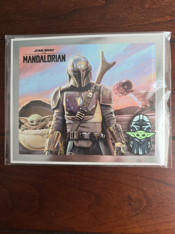 Star Wars Mandalorian GROGU Exclusive VIP Pin Disney Movie Club DMC 2023 w/ COA