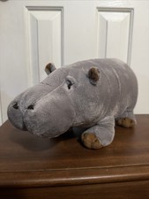 Disney Parks Worldwide Conservation Fund Hippo Plush Grey Hippopotamus Adorable