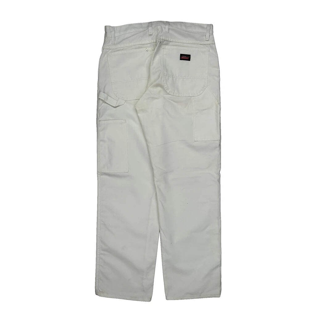 Dickies Carpenter Pants - 32W 30L White Cotton