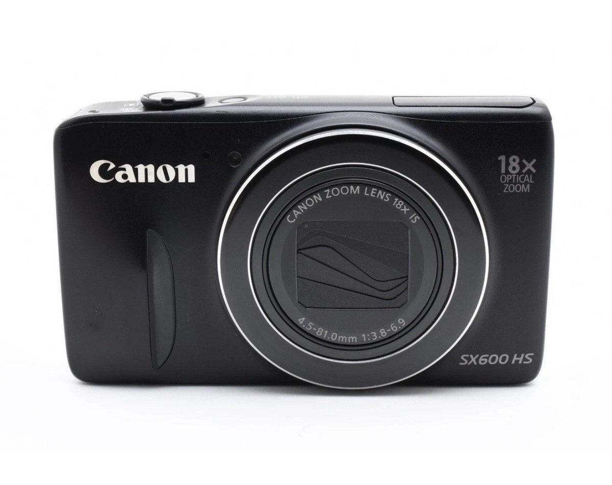 Canon PowerShot SX600 HS 16.0MP Digital Camera - Black for