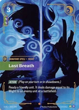 Last Breath Foil 260/298 Origins Riftbound League of Legends 005188