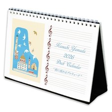 Prelude Flowing Through the City Desk Calendar 2026 Kazuaki Yamada Japan Style