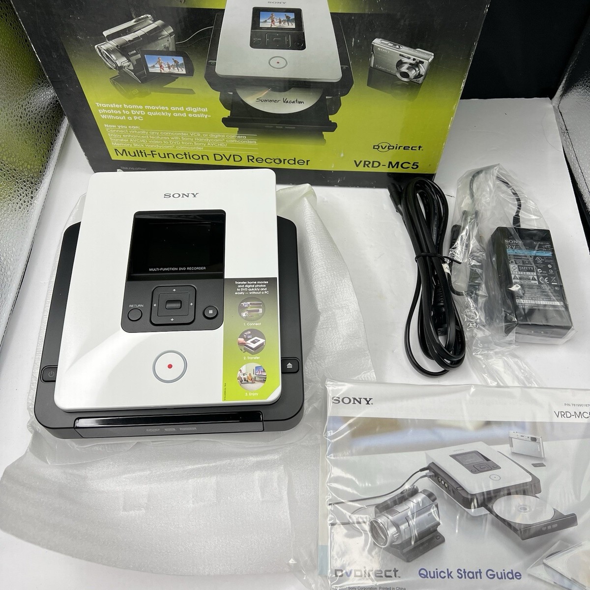 【美品】SONY DVDライター　VRD-MC5 Sony VRD-MC5 DVD Recorder