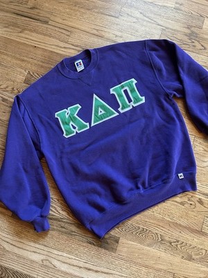Vintage Kappa Delta Pi Sweatshirt Mens XL Fraternity Russell Athletic Crewneck