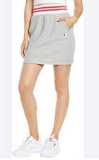 Champion Womens Reverse Weave Yarn Dye Stripe Rib Skirt Size Large