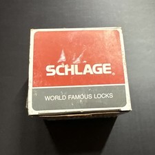 Schlage Deadbolt Double Cylinder Bright Brass 2-3/8" to 2-3/4" Backset B162N