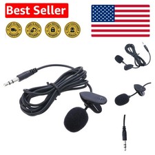 High Sensitivity 3.5MM Recorder Microphone - Ideal for Podcasting  Voice-overs