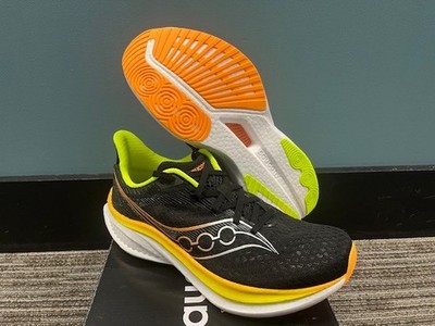 Men's Size 9.5 Saucony Endorphin Speed 5 Running Shoes New In Box Black/VO2