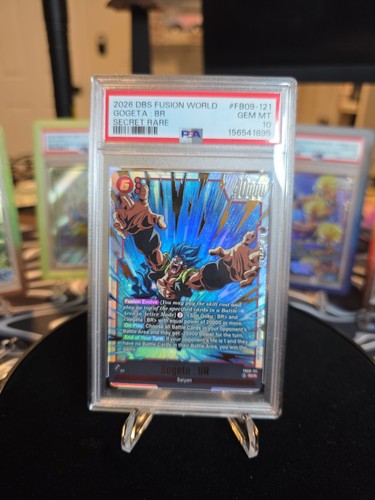 2026 DRAGON BALL SUPER CARD GAME FUSION WORLD DUAL EVOLUTION GOGETA : BR PSA 10
